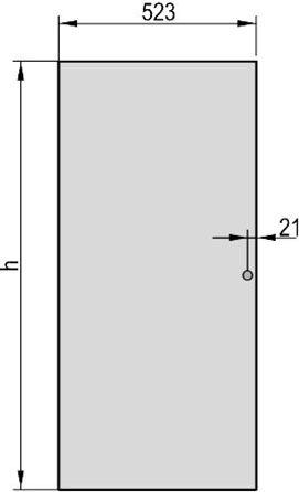 Стальная дверь, угол открытия 120°, 29U 600W RAL7035 Schroff арт. 21117187  купить у официального дилера в Санкт-Петербурге и Москве с доставкой.