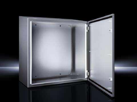Компактный распределительный шкаф АЕ, нержавеющая сталь (AISI 304) с МП, 230х330х150 мм Rittal артикул 1101110 Риттал, фото на Овертайм
