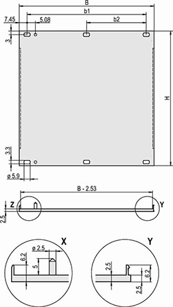 Передняя панель 3U 7HP / мин.кол. 5 уп. / кратно 5 уп. Schroff арт. 30848382  купить у официального дилера в Санкт-Петербурге и Москве с доставкой.