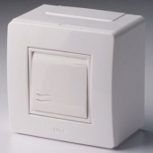 Коробка в сборе с выключателем, белая (уп.=14 шт) DKC арт. DKC 10002  купить у официального дилера в Санкт-Петербурге и Москве с доставкой.