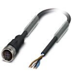 Кабель для датчика / исполнительного элемента - SAC-4P-20,0-PVC/M12FS BK Phoenix Contact артикул 1527715 Феникс Контакт, фото на Овертайм