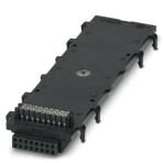 Шинные соединители на DIN-рейку - HBUS 107,6-16P-1S BK P1 Phoenix Contact артикул 2202876 Феникс Контакт, фото на Овертайм