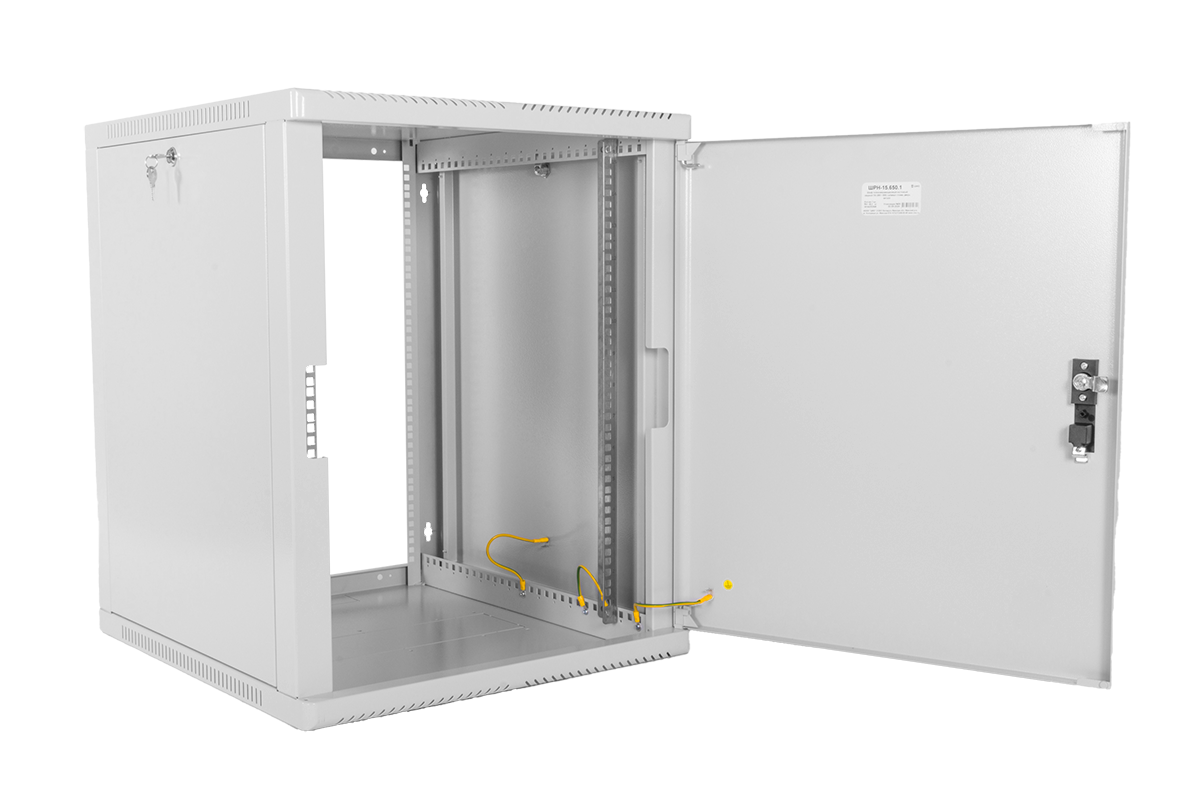 Шкаф телекоммуникационный настенный сварной 12U (600 × 350) съёмные стенки, дверь металл  арт. ШРН-12.350.1  купить у официального дистрибьютора в Санкт-Петербурге и Москве с доставкой.