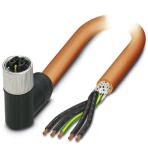 Силовой кабель - SAC-5P-10,0-PUR/M12FRK PE SH Phoenix Contact артикул 1414818 Феникс Контакт, фото на Овертайм