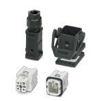 Комплект вставных соединителей - HC-STA-A03PT-BWS-HT-M20-PLRBK Phoenix Contact артикул 1424445 Феникс Контакт, фото на Овертайм
