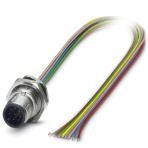Встраиваемые разъемы - SACC-DSI-M12MS-8CON-M16/0,5 SH Phoenix Contact артикул 1426128 Феникс Контакт, фото на Овертайм