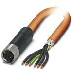 Силовой кабель - SAC-6P- 1,5-PVC/M12FSM PE SH Phoenix Contact артикул 1414906 Феникс Контакт, фото на Овертайм