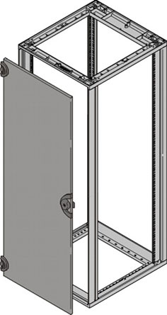 STEEL DOOR 180 DEG 29U  7021 Schroff арт. 25230030  купить у официального дилера в Санкт-Петербурге и Москве с доставкой.