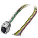 Проходная деталь - SACC-EC-FS-8CON-M16/ 1,0 SCO Phoenix Contact артикул 1567801 Феникс Контакт, фото на Овертайм