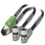 Кабель для датчика / исполнительного элемента - SAC-3P-M12Y/2X 5,0-PUR/M8FR-2L Phoenix Contact артикул 1683523 Феникс Контакт, фото на Овертайм