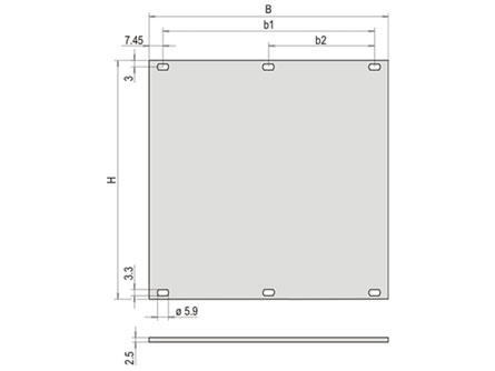 Передняя панель 6U 12HP анодированная / мин.кол. 5 уп. / кратно 5 уп. Schroff арт. 30807755  купить у официального дилера в Санкт-Петербурге и Москве с доставкой.