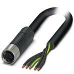 Силовой кабель - SAC-5P-10,0-PVC/M12FSK PE Phoenix Contact артикул 1414829 Феникс Контакт, фото на Овертайм