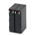 Запасной аккумулятор источника бесперебойного питания - UPS-BAT-KIT-VRLA 2X12V/3,4AH Phoenix Contact артикул 2908233 Феникс Контакт, фото на Овертайм