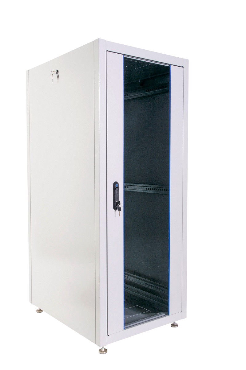Шкаф телекоммуникационный напольный ЭКОНОМ 30U (600 × 800) дверь стекло, дверь металл  арт. ШТК-Э-30.6.8-13АА  купить у официального дистрибьютора в Санкт-Петербурге и Москве с доставкой.
