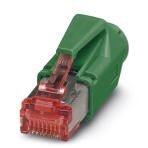 Штекерный соединитель RJ45 - CUC-STD-C1PGN-S/R4E8:10 Phoenix Contact артикул 1414401 Феникс Контакт, фото на Овертайм