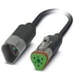 Кабель для датчика / исполнительного элемента - SAC-3P-DTMS/ 0,6-PUR/DTFS Phoenix Contact артикул 1415004 Феникс Контакт, фото на Овертайм