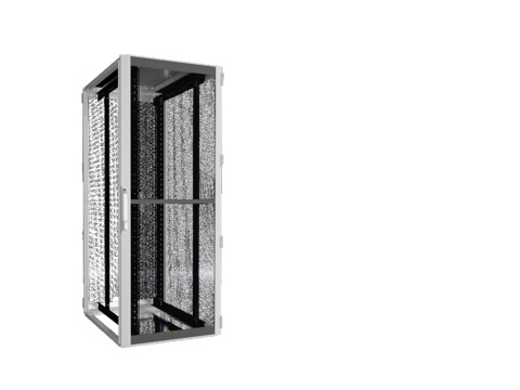 Сетевые шкафы/шкафы для серверов TS IT с вентилируемой дверью, с 19" профильными шинами