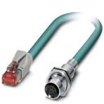 Сетевой кабель - VS-M12FSBP-IP20-94B-LI/0,3 Phoenix Contact артикул 1403267 Феникс Контакт, фото на Овертайм