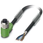 Кабель для датчика / исполнительного элемента - SAC-5P-10,0-PVC/M12FR SH BK Phoenix Contact артикул 1527757 Феникс Контакт, фото на Овертайм