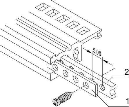 Перфорированная рейка 20HP / мин.кол. 20 уп. / кратно 10 уп. Schroff арт. 30845189  купить у официального дилера в Санкт-Петербурге и Москве с доставкой.