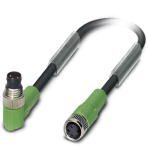 Кабель для датчика / исполнительного элемента - SAC-3P-M8MR/1,0-PVC/M8FS4331BK Phoenix Contact артикул 1057454 Феникс Контакт, фото на Овертайм