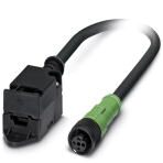 Системный кабель шины - SAC-2P-ASIFK/ 3,0-PUR/M12FS P Phoenix Contact артикул 1557303 Феникс Контакт, фото на Овертайм