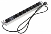 Блок розеток Rem-16 с фил. и инд., 7 Schuko, 16 A, алюм., 19", шнур 3 м арт. R-16-7S-FI-440-3  купить у официального дистрибьютора в Санкт-Петербурге и Москве с доставкой.