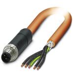 Силовой кабель - SAC-5P-M12MSK/ 5,0-PUR PE SH Phoenix Contact артикул 1414876 Феникс Контакт, фото на Овертайм