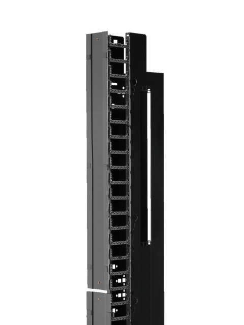 DK Кабельный канал 38U для TS IT 1шт, мин.высота шкафа: 1800 с 19"-рамой, 2000 с профилями  Rittal артикул 5502100 Риттал, фото на Овертайм