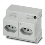 Двойная розетка - EO-N/UT/LED/DUO Phoenix Contact артикул 0804144 Феникс Контакт, фото на Овертайм