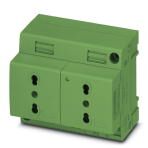 Двойная розетка - EO-L/UT/SH/LED/DUO/GN Phoenix Contact артикул 0804131 Феникс Контакт, фото на Овертайм