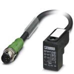 Кабель для датчика / исполнительного элемента - SAC-3P-M12MS/0,3-PUR/C-1L-V Phoenix Contact артикул 1438820 Феникс Контакт, фото на Овертайм
