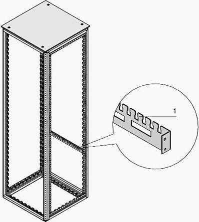 Поперечный рельс крепления кабелей для шкафов 600W RAL7021 (2 шт.) / мин.кол. 2 уп. Schroff арт. 21236093  купить у официального дилера в Санкт-Петербурге и Москве с доставкой.