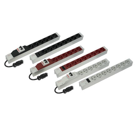 SOCKET STRIP 8-WAY UTE RED Schroff арт. 60110348  купить у официального дилера в Санкт-Петербурге и Москве с доставкой.