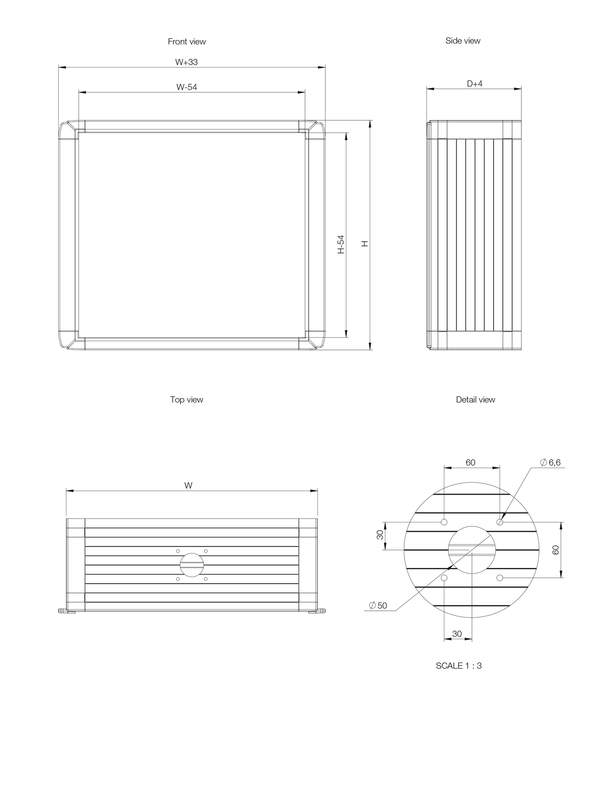 OI Aluminium box 309/525/200  арт. OICP305220  купить у официального дистрибьютора в Санкт-Петербурге и Москве с доставкой.