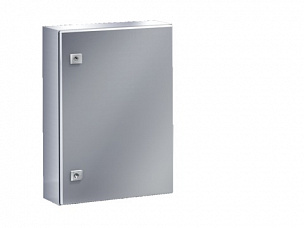 Компактный распределительный шкаф АЕ, нержавеющая сталь (AISI 304) с МП, 380х600х210 мм Rittal артикул 1008600 Риттал, фото на Овертайм