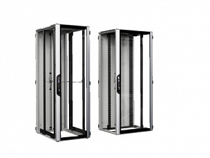 VX IT Шкаф 800x1200x800 24U standard обзорная и глухая двери 19" рамы спереди/сзади Rittal артикул 5303124 Риттал, фото на Овертайм