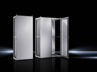 Шкаф TS8, 600x1800x400 RAL 7035, без МП, с двусторонними дверьми Rittal артикул 8684511 Риттал, фото на Овертайм