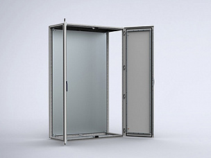 Напольный шкаф 2000x1000x600 мм двухстворчатая дверь, с  монтажной панелью, IP 55  арт. MCD20106R5  купить у официального дистрибьютора в Санкт-Петербурге и Москве с доставкой.
