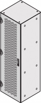 Металлическая дверь перфорированная 2000H 600W 3PT RAL7035 Schroff арт. 22130939  купить у официального дилера в Санкт-Петербурге и Москве с доставкой.