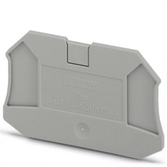 Концевая крышка - D-UT 4-QUATTRO HV Phoenix Contact артикул 3048852 Феникс Контакт, фото на Овертайм