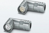 Новые угловые круглые разъемы М23 от Phoenix Contact